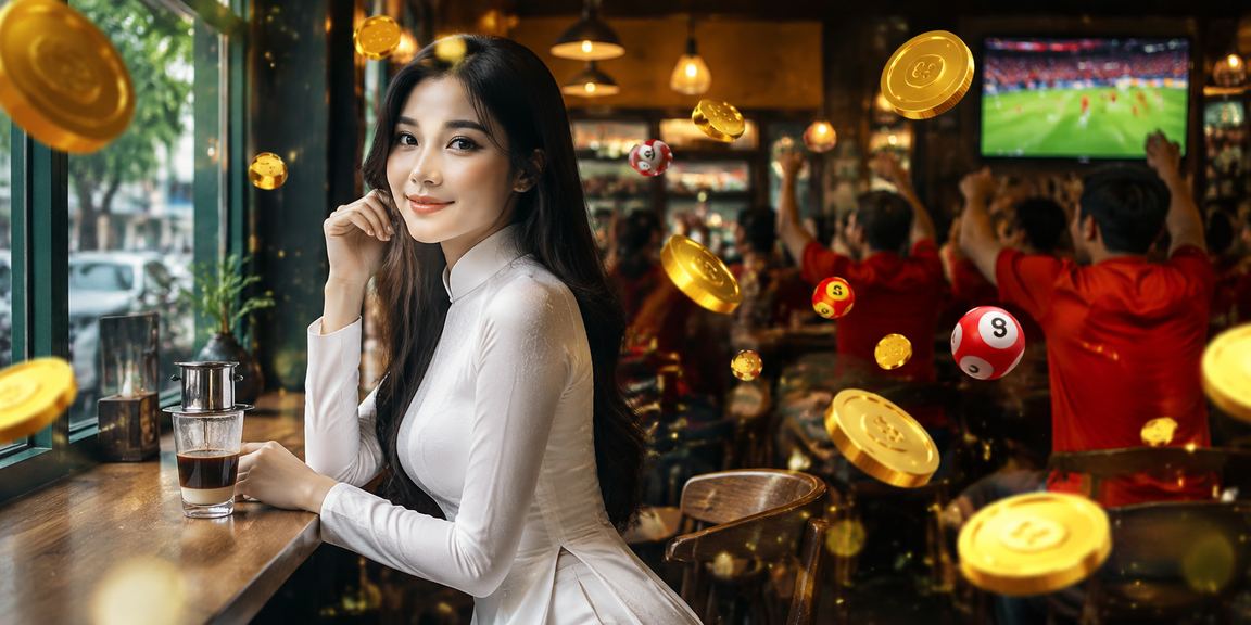 Người phụ nữ áo dài Hà Nội thực hiện giao dịch tài chính và xổ số qua điện thoại