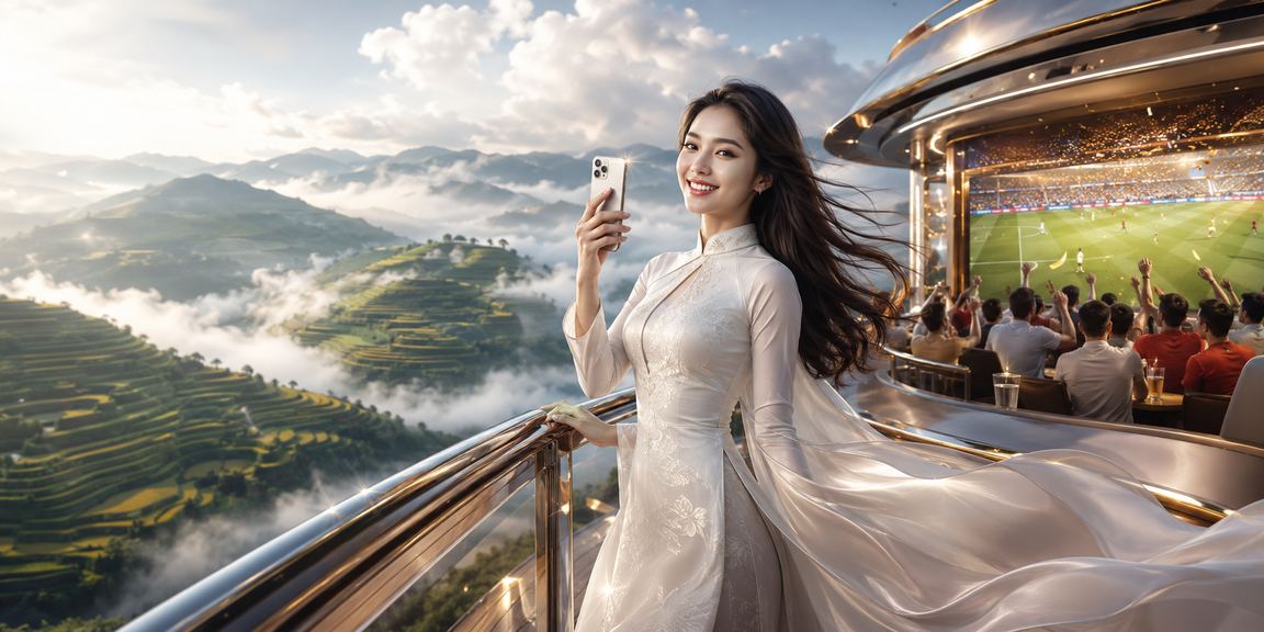 Người chơi tận hưởng giải trí lành mạnh tại Sapa với áo dài truyền thống